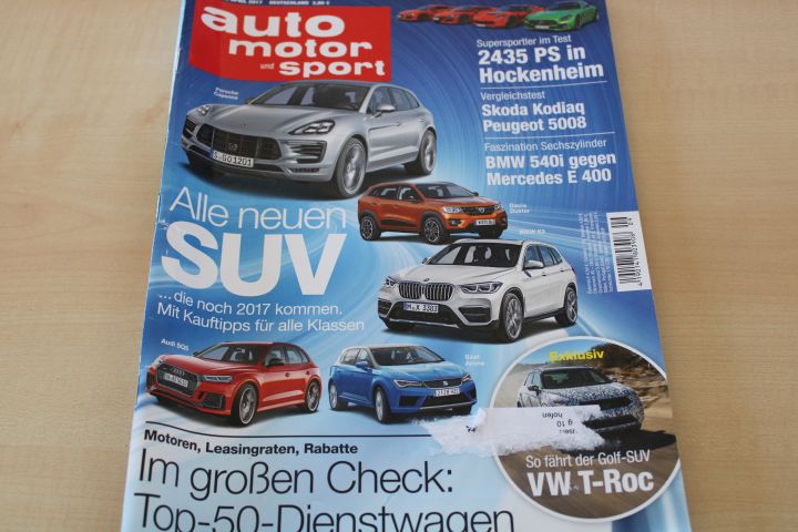 Deckblatt Auto Motor und Sport (09/2017)